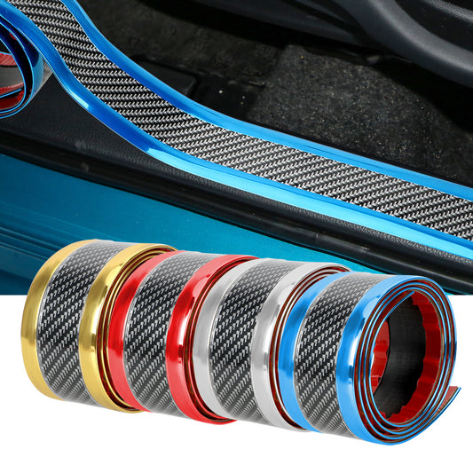 Carbon Fibre Door Protective Sticker