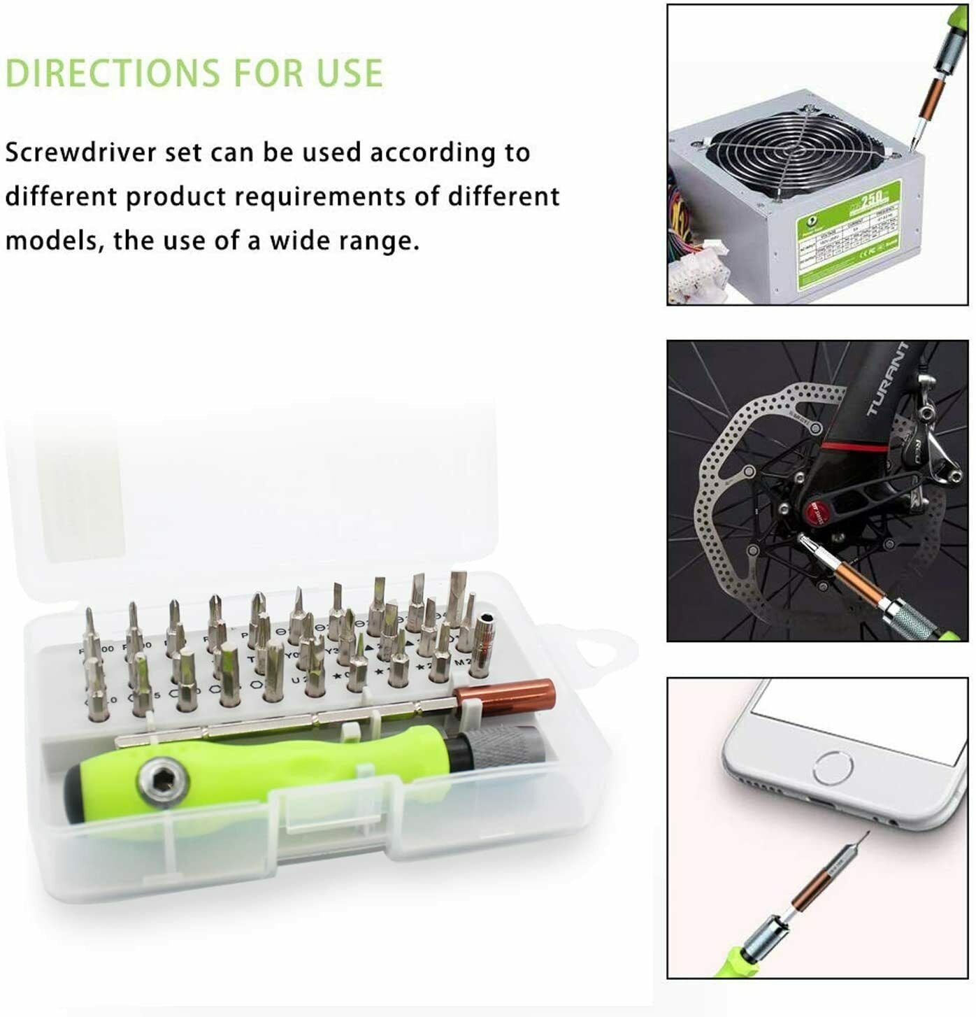 32 IN 1 Magnetic Screwdriver Set